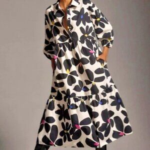 MAEVE BY ANTHROPOLOGIE BETTINA DRESS SIZE LP (LARGE PETITE) LIKE NEW